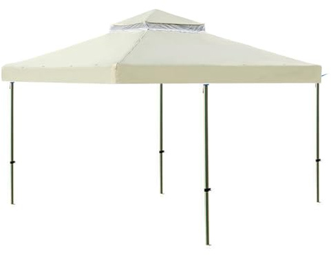 Zuasdvnk Pavillon-Ersatzteil, doppelstöckige Überdachung, doppellagig, wasserdicht, mit Hardtop, für Garten, Grill, Terrasse, Hinterhof