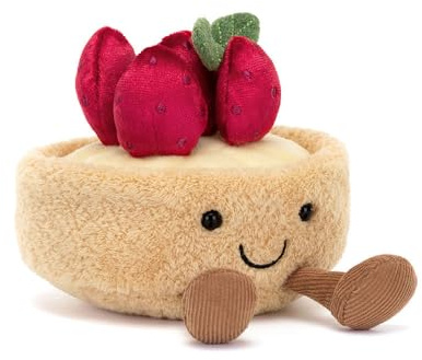 Jellycat [SA2025/12] Amuseables Fleurette Tarte Aux Fraises