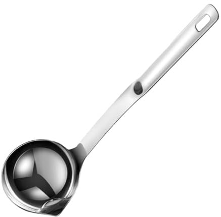 Ölfilter zum Kochen – Soßenkelle in Lebensmittelqualität, Ölabscheiderlöffel | Mehrzweck-Fetttrenner für die Küche, wiederverwendbares Kochwerkzeug zum Frittieren von Saucen,