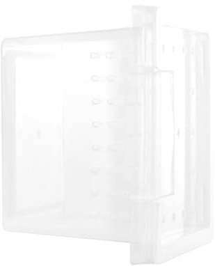Transparente Kunststoff Zuchtbox mit Belüftung für Spinnen und Skorpione