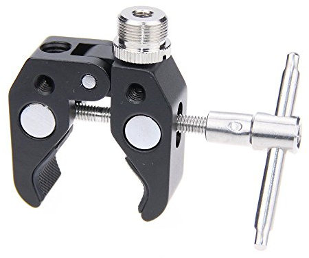 CAMVATE Crab clip con 5/8-27 Thread per microfoni