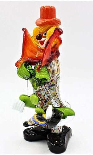 Clown aus Muranoglas Murano Glas Höhe 20 cm