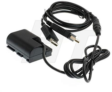 5V Dual USB LP-E6 Power Adapter Dummy Battery for Canon EOS 5D Mark II III IV 6D 70D Cameras