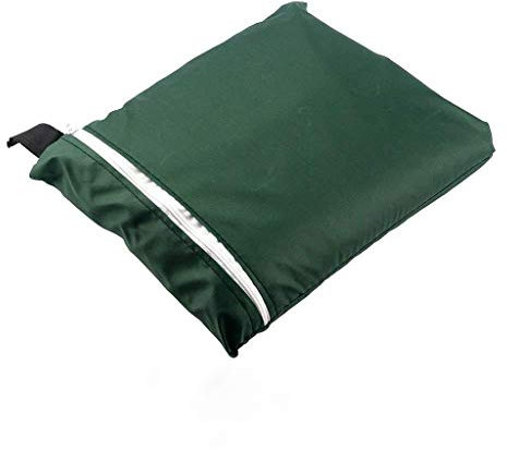 DIPOLA Schutzhülle für Klappstuhl Liegestuhl Sonnenliege Deckchair Abdeckung Wasserdicht Anti-UV Gartenmöbel Schutz vor Wettereinflüssen und Beschädigungen 210D Oxford 110cmX71cm (Green)