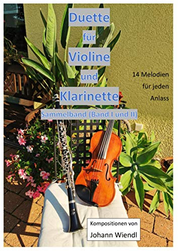 Noten Violine und Klarinette (Duette) Sammelband (Band 1 und 2) von Johann Wiendl