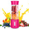 Liphier Tragbarer Mixer für Smoothies & Shakes - USB Wiederaufladbarer 500ml Personal Mini Size Blender mit starker Leistung für gemischte Saft Shakes & Smoothie Geeignet für Home｜Office｜Camping.