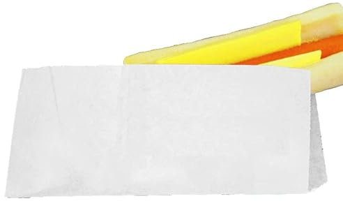 2000 Hot Dog Beutel Hotdog Taschen Anfasser 9x21cm weiß unbedruckt Pergamentersatz Papier Fettdicht - Inkl. VerpG inD