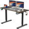Dripex Escritorio Elevable Eléctrico 140x60x71-117 cm,Standing Desk Escritorio Ajustable en Altura con Tablero,Función de Memoria y Anticolisión, Nuez
