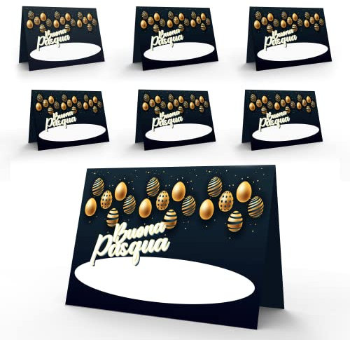 KAÏDENSÏ Originelle Tischkarten für Ostern – 40 Tischkarten Ostern für eleganten Tisch – originelle Tischkarten Ostern – Tischdekoration Ostern