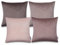 Paco Home Kissenbezug Kissen Sofa 4er Set Sofakissen Bezug Kissenhülle Deko Zierkissen Schlafzimmer Kordsamt Samt 45x45, Farbe:Rosa, Sets:4pcs-Set