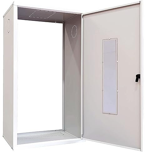 Bricoloco Armario Cubre Caldera metálico Exterior para calderas de Gas o termos 100 X 55 X 44 Cm (Alto x Ancho x Fondo)