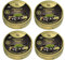 Cavendish & Harvey Lakritz Drops gefüllt 130g Dose 4er Pack | Special Edition | Gefüllte Lakritzbonbons | Vegan, Halal, Koscher | 4 x 130g