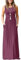 AUSELILY Vestito Donna Estivo Lungo Curvy Scollo a V Senza Maniche Abito Taglie Forti Casual con Tasche Viola 2XL