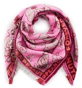 CODELLO Damen Warmes Peanuts™ Jacquard-Tuch