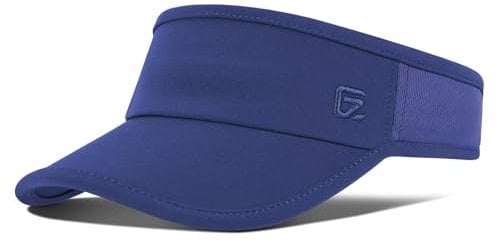 GADIEMKENSD Sun Hat for Women's Men Golf Accessories Summer Sun Beach Visors Hat Lightweight Breathable Adjustable Running Tennis Visor Sun Patch Comfortable Fit for Outdoor Sports Blue