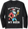 Weihnachtsmann Christmas in July Sommer Männer Weihnachts Langarmshirt