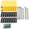 Battery Case without Battery, Holder Storage Box For 12V 7Ah Battery, Fit 18 650 Cells, Nickel Strip(yellow)