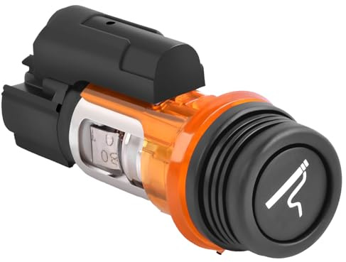 Flydida 12V Auto Zigarettenanzünder Steckdose Wasserdicht Auto-Zigarettenanzünder Zigaretten Anzünder Passend für 206 308 406 607 1007 C2 C3 Berlingo Bravo Doblo Scudo Autozubehör Teil# 822754