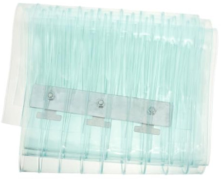 EXHUMKY PVC Türvorhang für Gefrierbereiche Winddichter Streifenvorhang aus PVC für Kommerzielle Kühlräume Garagen und Lager Einfache Installation Robust und Langlebig Breit