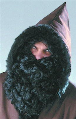 Festartikel Müller 410.015.01 Knechtruprecht Perücke, Schwarz, Einheitsgröße