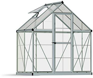Palram Nature Series Hybrid Mini Greenhouse, 15 x 10 x 18, Silver