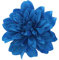 Zac's Alter Ego Broche en forme de fleur de chrysanthème sur concorde, turquoise,