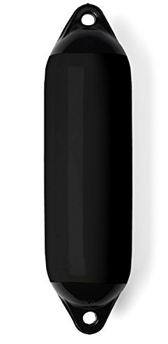 ARBO-INOX Marine Fender Bootsfender Rammschutz Langfender Schwarz Größe Größe 4 Set (4 Stück)