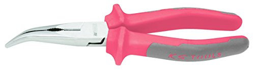KS Tools 922.8022 Ultimate Long Nose Pliers Half Chisel Angle 45° 165 mm