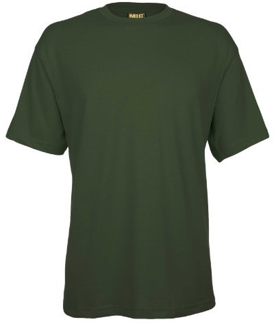 Mens Breathable Premium T Shirts Sizes XS to 4XL by MIG - Work Casual Sports Leisure (L/Large, Bottle Green)