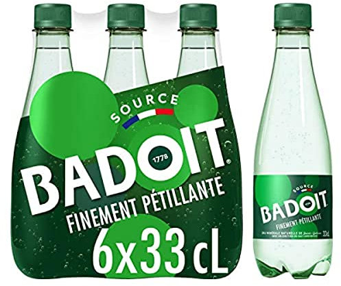 Badoit Eau Minerale Naturelle Petillante Verte, 6 x 330ml