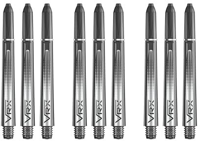 RED DRAGON VRX Medium Stems - Black Tint - 3 sets per pack (9 Stems in total)