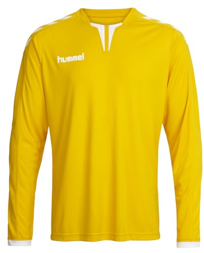 hummel Herren Trikot Core LS Poly Jersey 004615 Sports Yellow PR XXL