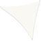 SUNNY GUARD Toldo Vela de Sombra Triangular 3.6x3.6x3.6m HDPE Transpirable protección UV para Patio,Jardín, Exteriores, Terraza, Color Crema