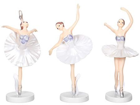 BESPORTBLE 3 Stück Ballerina Mädchen Ballett Tänzerin Statue Figuren Ornamente Keramik Modell Hochzeit Geburtstagsfeier Begünstigt für Tänzer