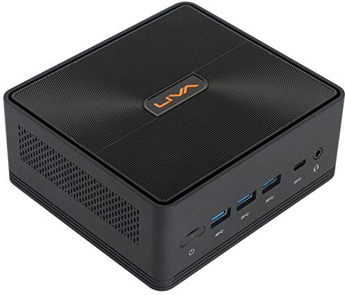 Liva Z2 Windows 10 Mini PC, Intel Quad Core(Up to 2.6Ghz), 4GB DDR4L/32G - Type C, USB3.1, 4K@60Hz HDMI, WiFi Ethernet, BT 4.2, MicroSD up to 128GB, Dual Monitor Support