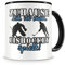 Samunshi® Eishockey Tasse mit Spruch Zuhause ist Eishockey Geschenk für Eishockey Fans Kaffeetasse groß Lustige Tassen zum Geburtstag schwarz 300ml