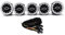 Aramox 5 Stück 64 Farben ABS PC Front LED Turbine Turbo Air Vent, Turbo Umgebungslicht Turbo Atmosphärenlicht Kit Ersatz, Passend für C-Klasse W205