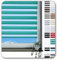 Rollmayer Doppelrollo Klemmfix ohne Bohren Klemmrollo Fensterrollo Duo Rollo Sonnenschutzrollo Zebrarollo Seitenzugrollo für Fenster und Tür (Türkis - 70 x 220 cm - BxH)