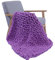 RGRE 200x200cm Grobstrick-Decke Für Bett, Grob Gestrickte Wolldecke, Grobstrick Strickdecke Tagesdecke Überwurf, Superweiche Chenille Decke Für Sofa, Stuhl, Heimdekoration