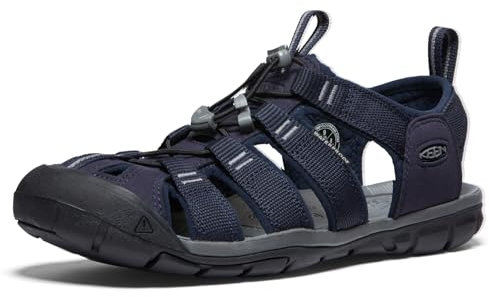 KEEN Men's Clearwater CNX Sandal, Sky Captain/Black, 7.5 UK
