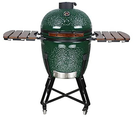 Stalwart DA-SE21 22 inches Ceramic Kamado BBQ Grill Egg XL