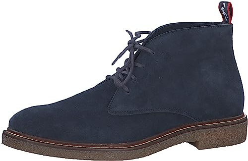 MARCO TOZZI Hombre 2-15100-41, Barco con Cordones, Azul Marino, 42 EU