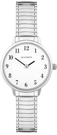Sekonda Nicholls Womens Analogue Watch 28mm dial | Mineral glass crystal, ion-plated case, Japanese quartz movement