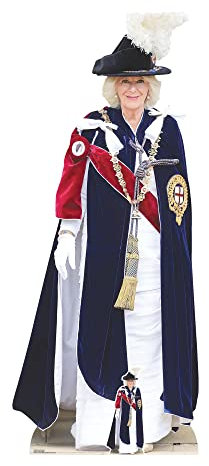 Star Cutouts SC4386 Queen Camilla Pappaufsteller mit königlichem Mini-Ausschnitt