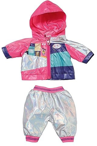 BABY born Bike Outfit mit Jacke und Hose für 43 cm Puppen, 835647 Zapf Creation