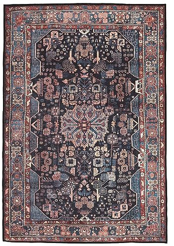 RugVista Galaxy Oriental Teppich - Blau/Schwarz Teppich 120x180 Orientteppich