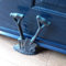 Spade and Fork Doorstop 24cm Cast Iron Garden Ornament Sculpture - an Fun and Practical Accessory for Any Doorway! Great Gift idea!