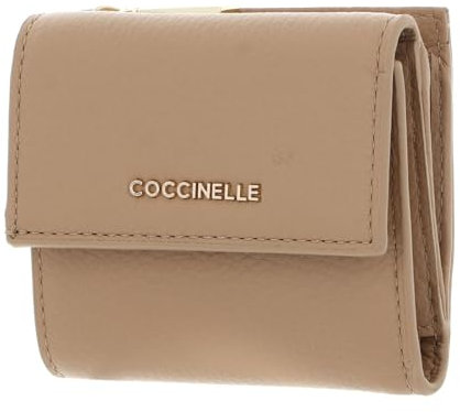 Coccinelle Metallic Soft - Geldbörse 4cc 10 cm fresh beige