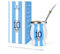 Argentina Captain No.10 Yerba Mate Gourd, termo de acero inoxidable de doble pared para mantener caliente/café helado, yerba mate, agua, té y cerveza, con pajita de bombilla, cepillo de limpieza