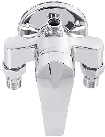 Robinet mélangeur chaud/froid, filetage extérieur G1/2 robinet mélangeur d'eau chaude et froide avec robinet de commande interrupteur robinet mural salle de bain douche mitigeur
